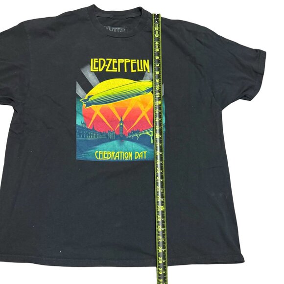 Led Zeppelin Celebration Day Band T-Shirt | Black Graphic Tee | Size 2XL - Picture 5 of 9